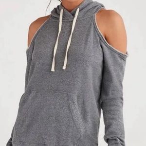 7 For All Mankind Cold Shoulder Sweatshirt Size Small